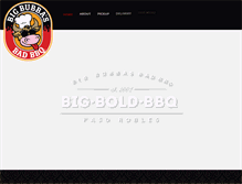 Tablet Screenshot of bigbubbasbadbbq.com